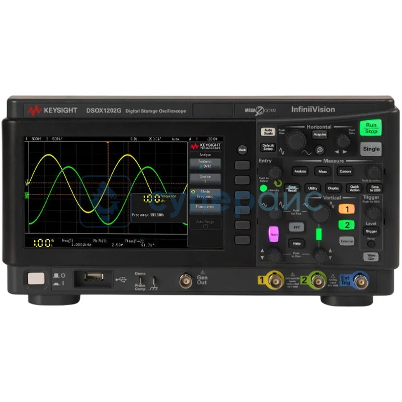 Профессиональный осциллограф Keysight DSOX1202G (100 М) фото 1