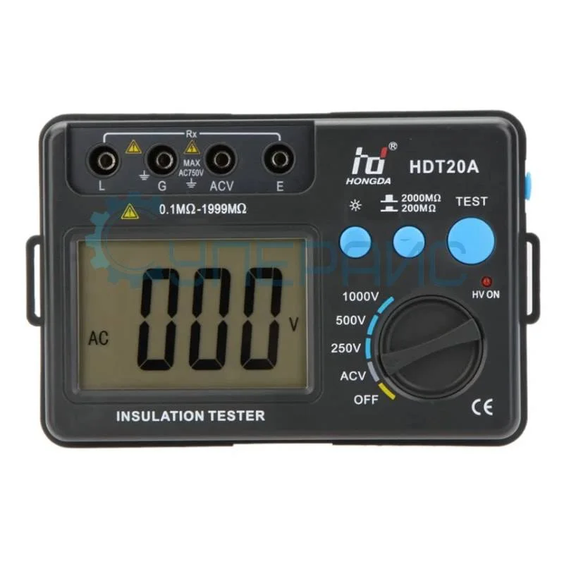 Мегаомметр Hongda HDT20A фото 1
