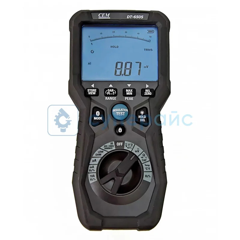 Измеритель сопротивления изоляции CEM DT-6505 фото 1