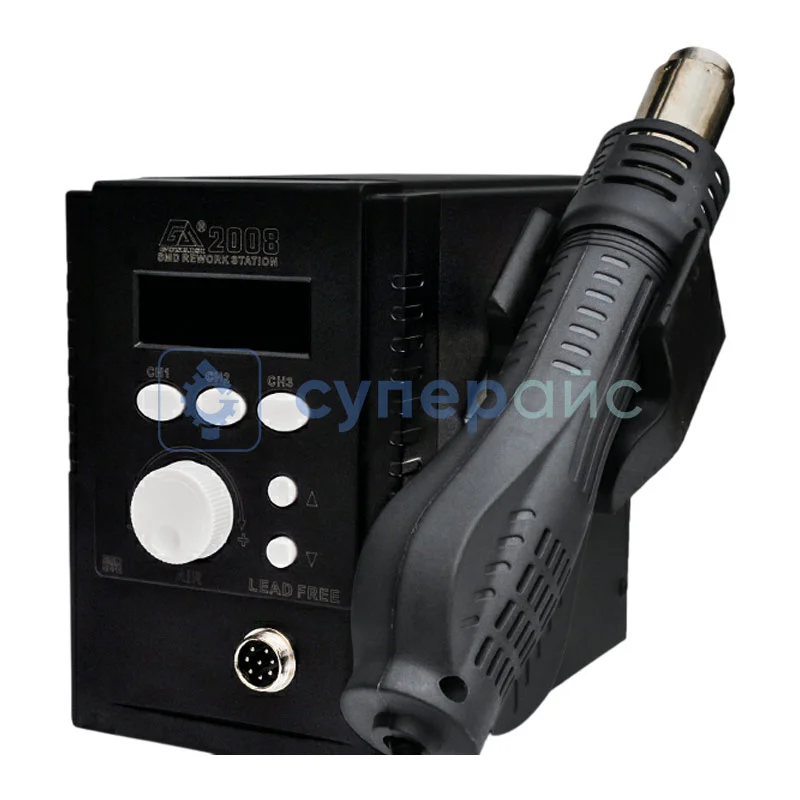 Трехканальная паяльная станция GS2008 фото 1