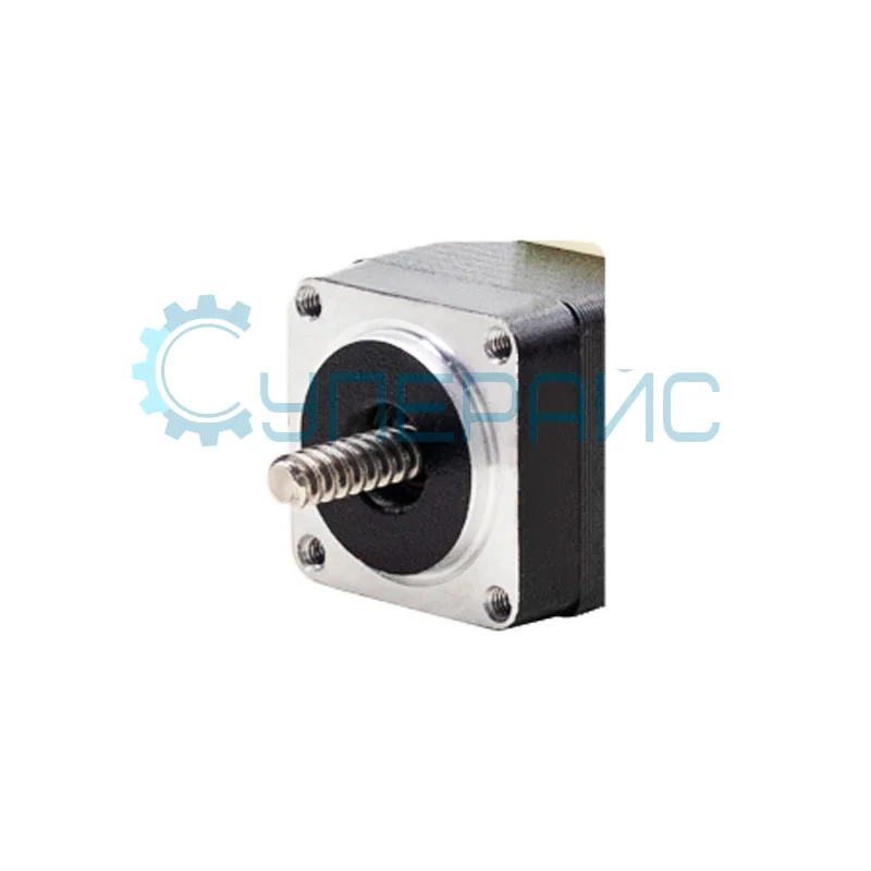 Шаговый двигатель с вал-гайкой UMot 20HS0401 Tr3,5 * 2,4 (NEMA 8) фото 2