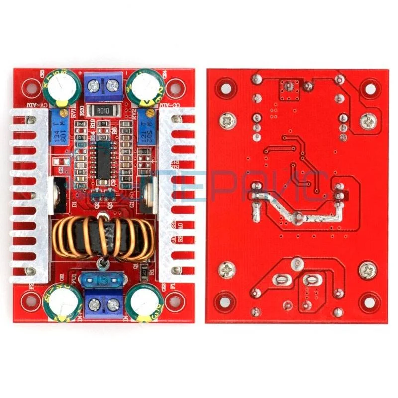 DC-DC повышающий преобразователь 400 Вт, 12 А фото 3