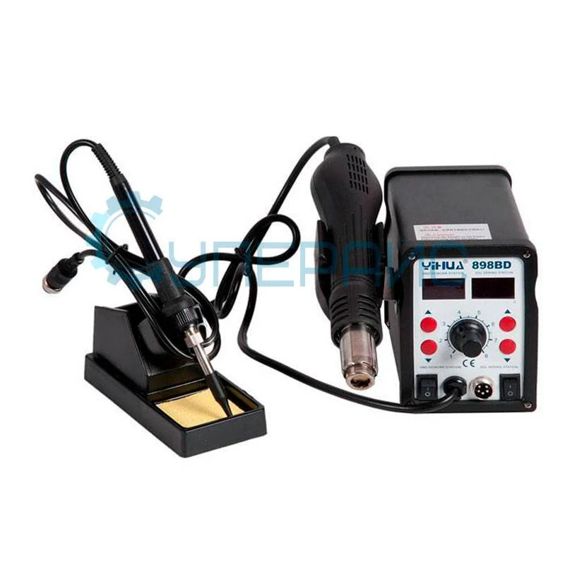 Термовоздушная паяльная станция YIHUA 898BD с цифровым дисплеем фото 1