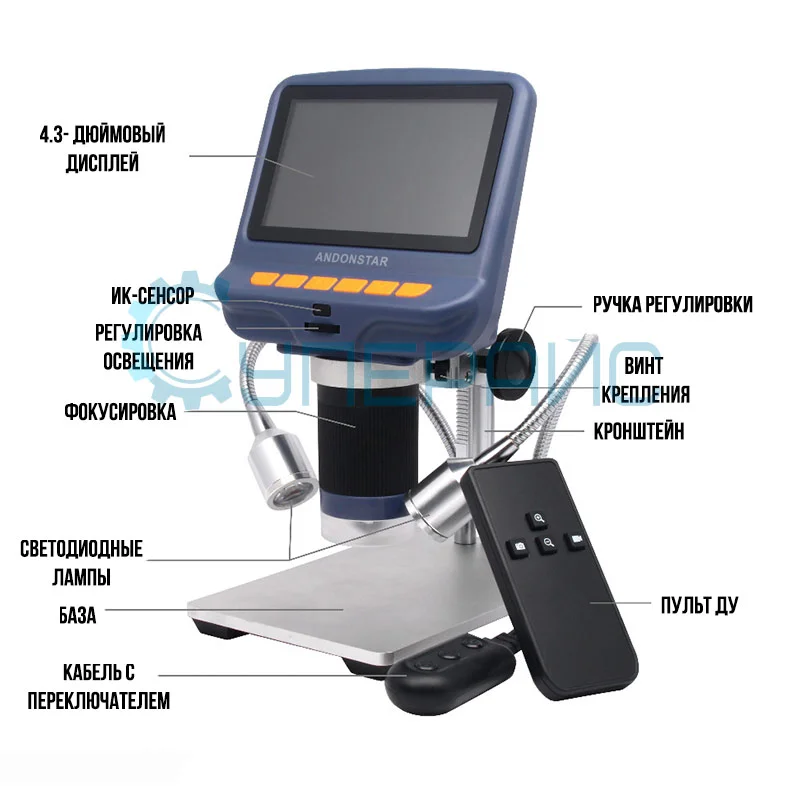 Цифровой микроскоп Andonstar AD106S фото 11