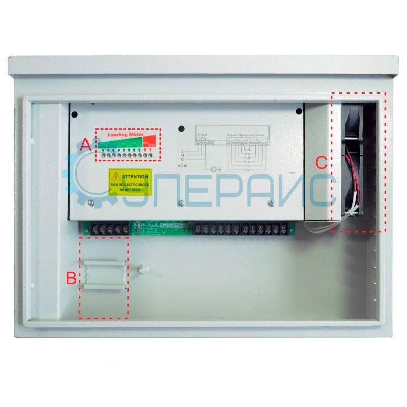 Блок питания NeonPro CV-12E1K-B (12 В, 83.3 А, 1000 Вт) фото 5