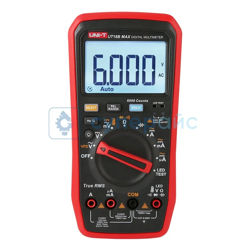 Портативный мультиметр UNI-T UT18B MAX фото 1
