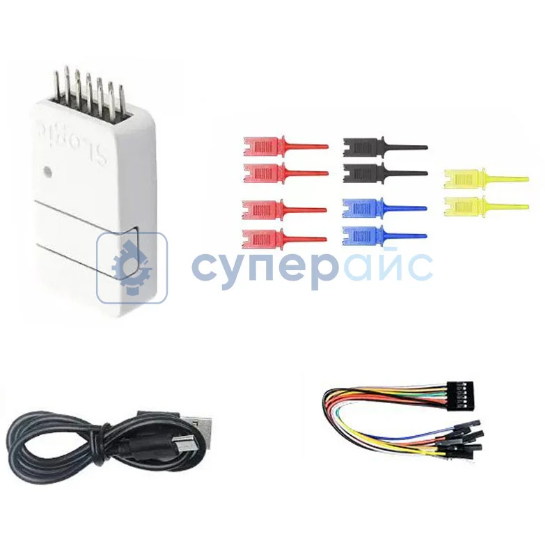 Логический анализатор Sipeed SLogic Combo 8 с набором щупов фото 1