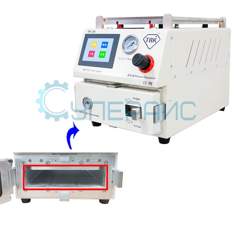 Вакуумный пресс, автоклав, сепаратор (3 в 1) TBK-208 фото 6