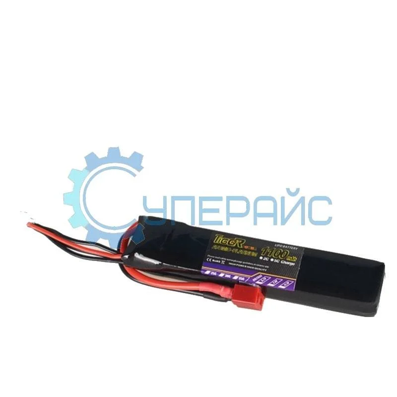 Аккумулятор литий полимерный Tiger TG11003S30 (1100 мАч, 3S, 30C) фото 2
