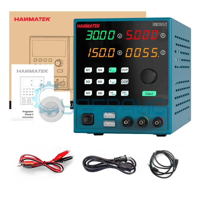 Источник питания постоянного тока HANMATEK HM305T фото 1
