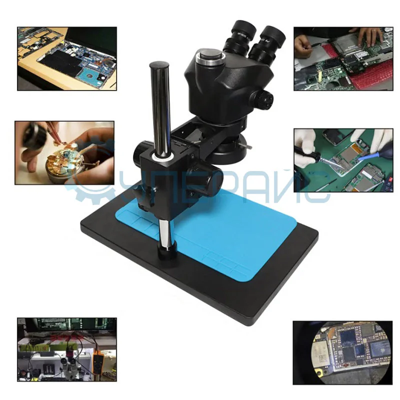 Панкратический микроскоп тринокуляр PHONEFIX FX604M фото 7