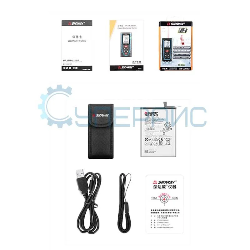 Лазерная рулетка SNDWAY SW-M80A фото 4