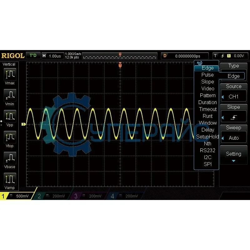 Цифровой осциллограф RIGOL DS1104Z (4 канала х 100 МГц) фото 11