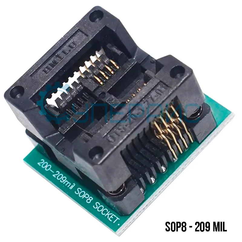 USB программатор на CH341A с тремя адаптерами фото 7