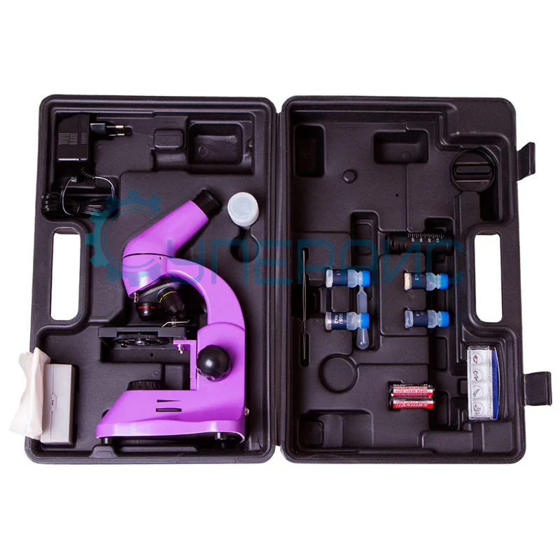 Микроскоп Levenhuk Rainbow 50L PLUS Amethyst\Аметист фото 3