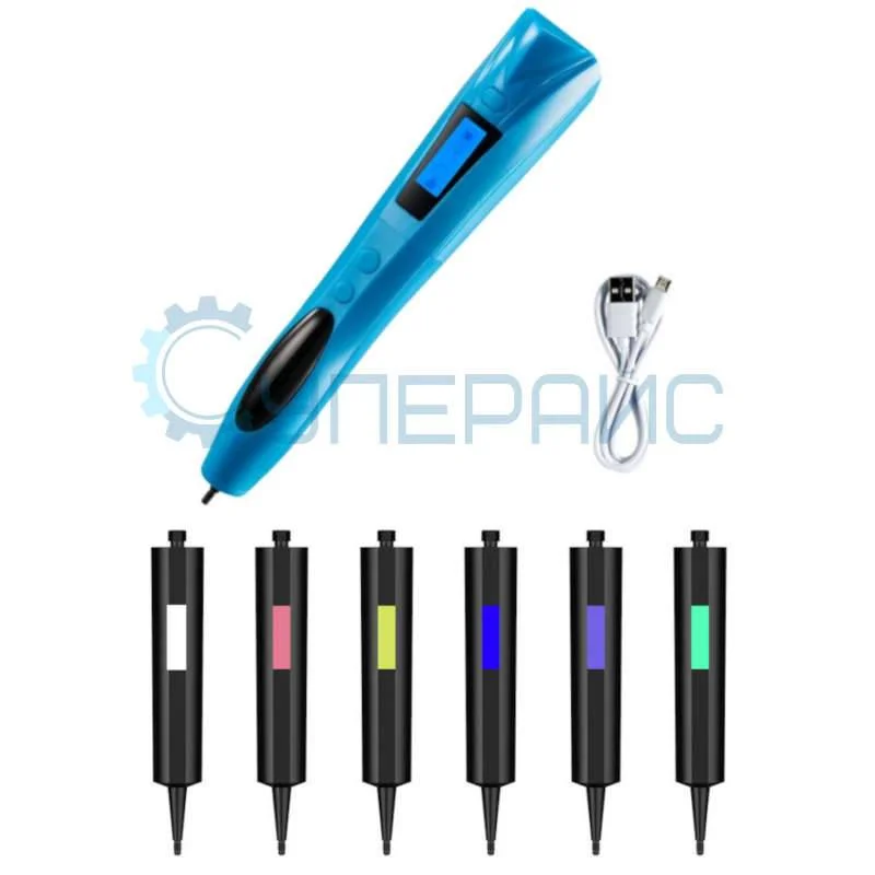 Холодная 3D ручка Woyade с 6 картриджами фото 5