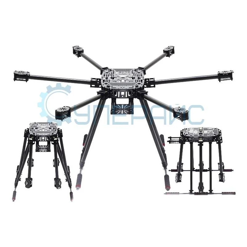 Набор для сборки гексакоптера ZD850 с аппаратурой радиоуправления T10 и полётным контроллером PIX 2.4.8 фото 3