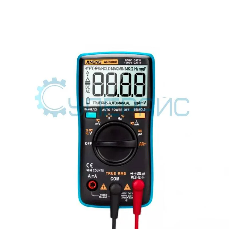 Малогабаритный мультиметр ANENG AN8008 фото 3