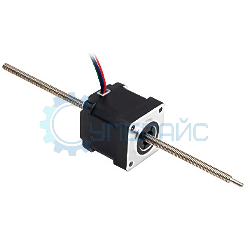 Шаговый мотор с вал-гайкой UMot 35HSH5401 Tr5 * 2 (NEMA 14) фото 1