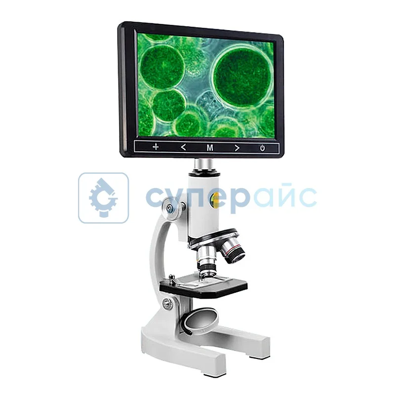 Цифровой учебный биологический микроскоп FZU 12 с аксессуарами фото 1