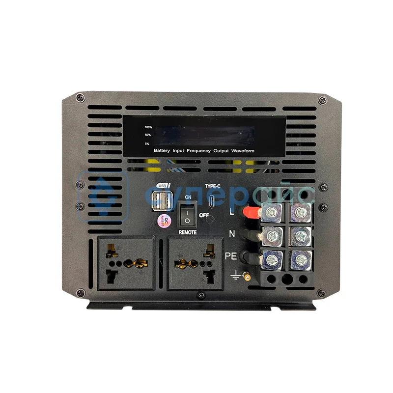 Мощный инвертор SUREDOM SFRD-5000W, 12В-220В, 5000 Вт фото 2