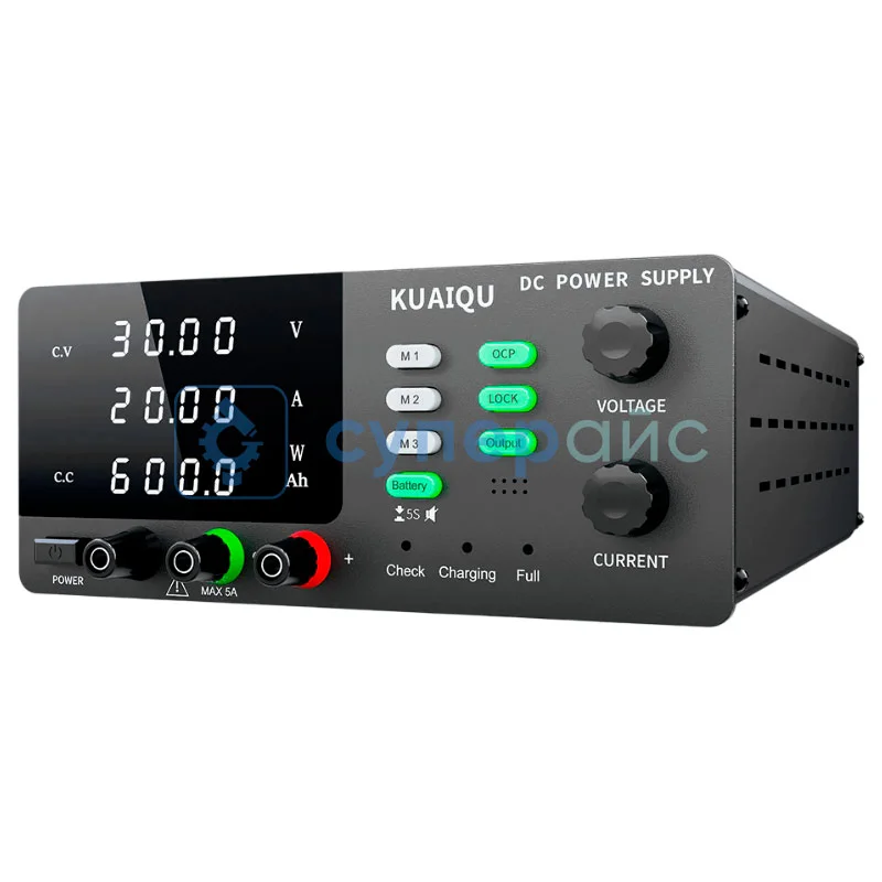 Одноканальный источник питания KUAIQU R-SPS3020S-USB фото 1