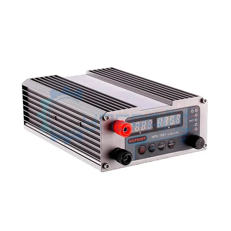 Источник питания постоянного тока GOPHERT NPS-1601 (32В, 5А) фото 1