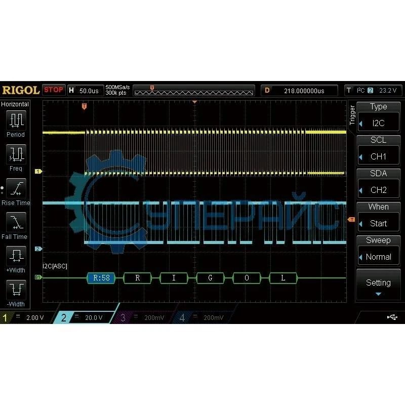 Цифровой осциллограф RIGOL DS1104Z (4 канала х 100 МГц) фото 12