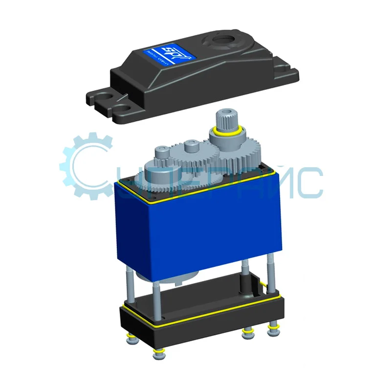 Серводвигатель SPT Servo SPT25HV-180 (180°, 12 кг*с*см) фото 2
