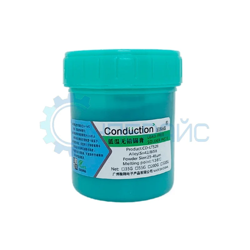 Паяльная паста для BGA Conduction CD-SG668 (30 г, в банке) фото 1