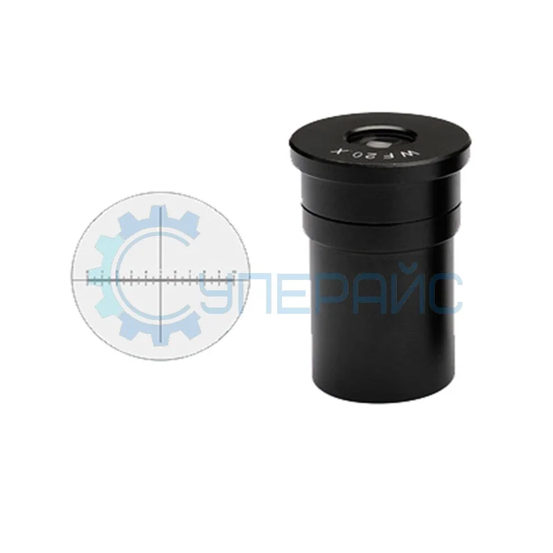 Микрометрический окуляр WF20X с измерительной шкалой фото 1