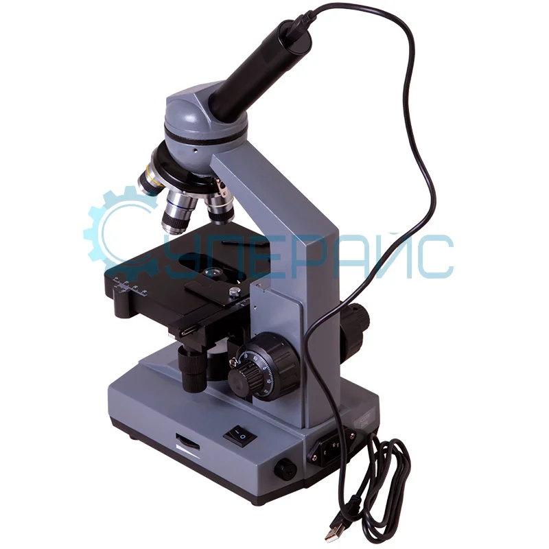 Микроскоп цифровой Levenhuk D320L BASE, 3 Мп, монокулярный фото 3