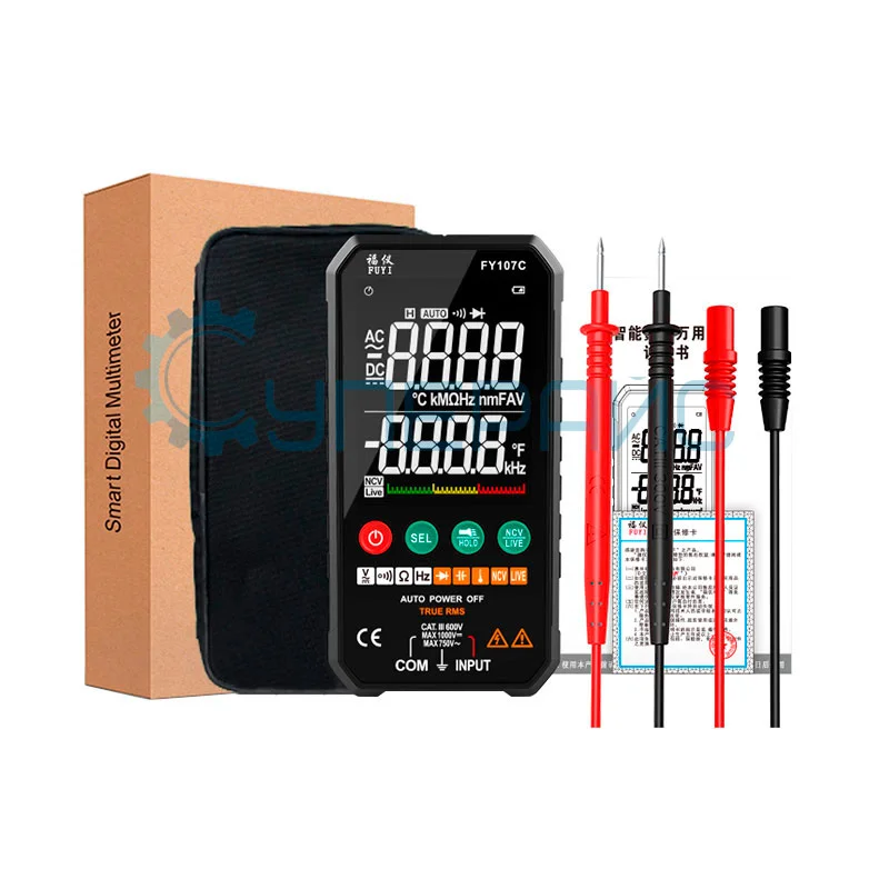 Цифровой смарт-мультиметр FUYI FY107C фото 1
