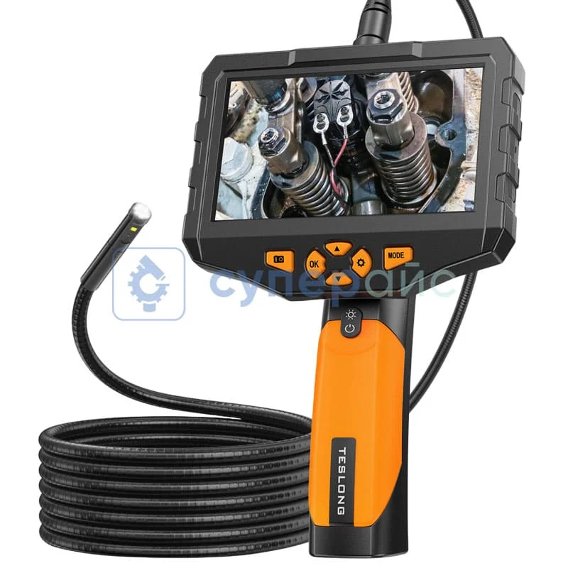 Технический эндоскоп с экраном Teslong NTS300 8 мм, 5 м Dual Lens фото 1