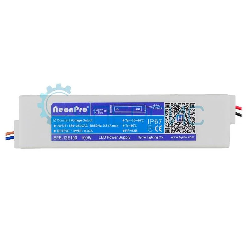 Уличный блок питания NeonPro EPS-12E100 (12 В, 8.33 А, 100 Вт) фото 1