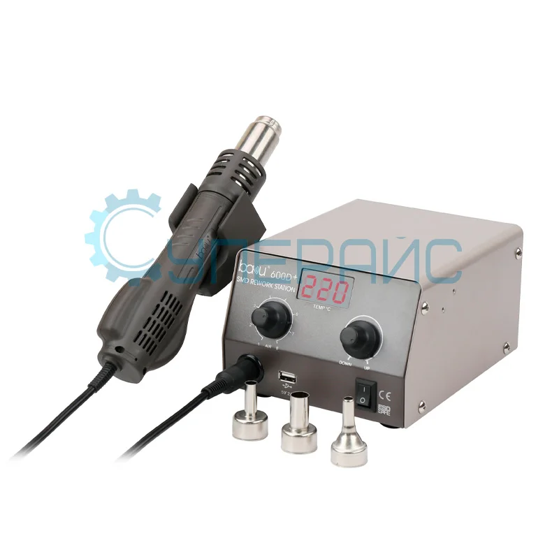 Паяльная термовоздушная станция Baku BA-600D+, 450 Вт фото 3