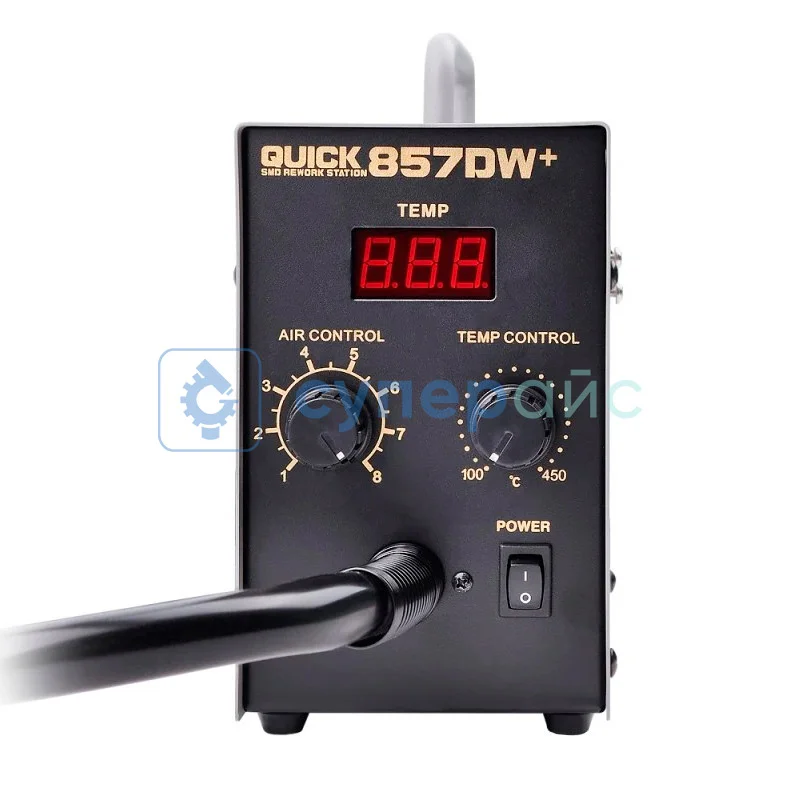 Термовоздушная паяльная станция Quick 857DW+ (компрессорная) фото 1