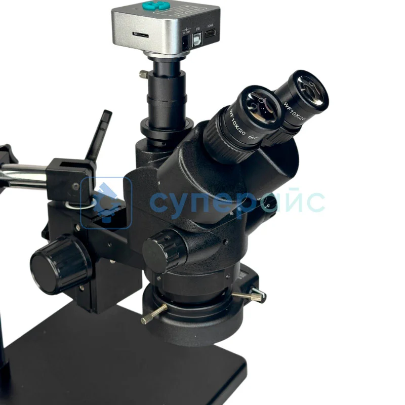 Микроскоп панкратический тринокулярный PHONEFIX SM003-1 фото 4