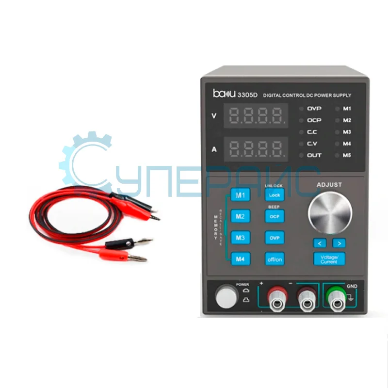 Одноканальный блок питания Baku BA-3305 D (30 В, 5 А, 150 Вт) фото 1