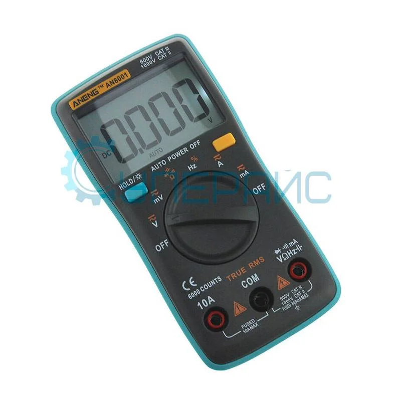 Автоматический мультиметр ANENG AN8001 фото 2