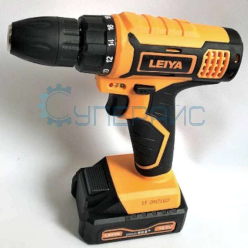 Аккумуляторный шуруповерт Leiya DD0114 с двумя батареями и кейсом фото 4