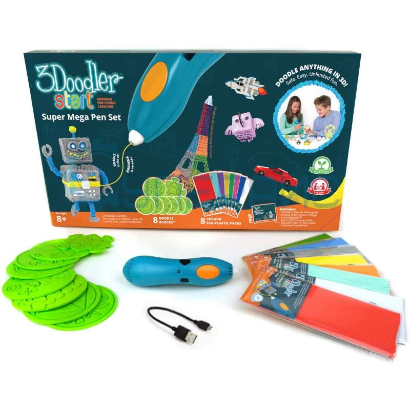 Трехмерная ручка 3Doodler Start Super Mega 3D фото 1