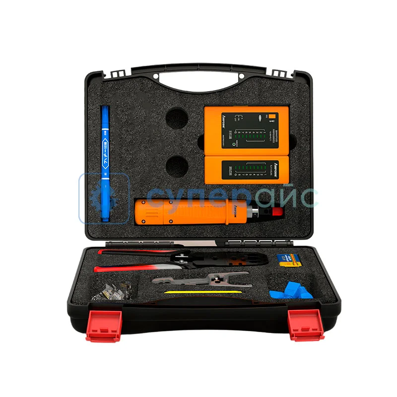 Набор инструментов Ampcom 388 для сетевого оборудования фото 1