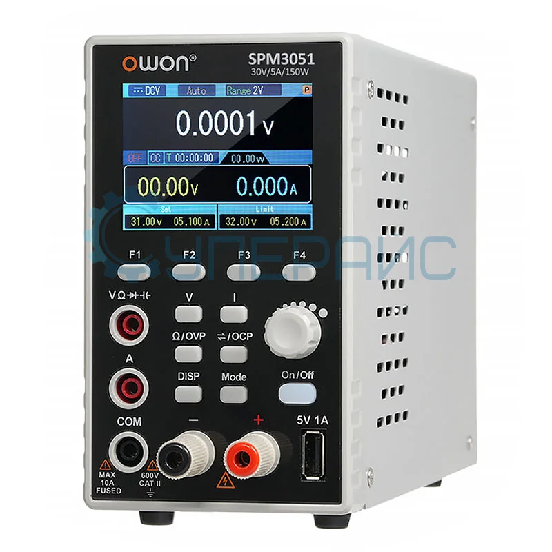 Регулируемый блок питания OWON SPM3051 (30В, 5А) фото 1