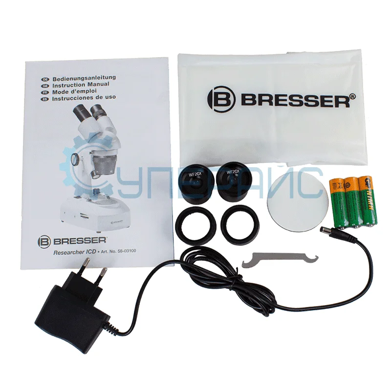 Стереомикроскоп Bresser Researcher ICD LED 20x-80x фото 8