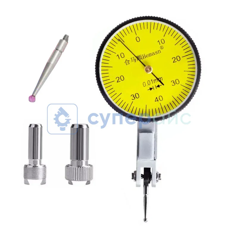 Рычажно-зубчатый микрокатор Hemasn 38 мм, 0.01 мм фото 1