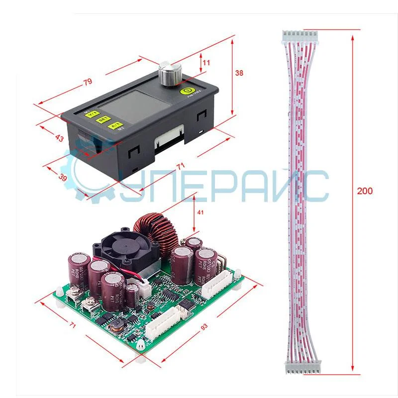 DC-DC стабилизирующий модуль RuiDeng RIDEN DPS5020 фото 5