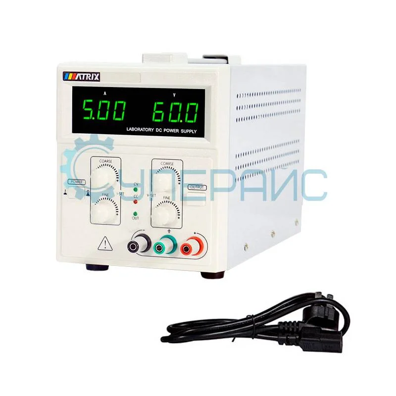Лабораторный трансформаторный блок питания MATRIX MPS-6005D+ (60В, 5А) фото 4