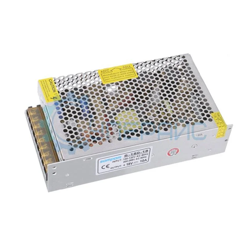 Источник питания SOMPOM S-180-18 (18В, 10А) фото 1