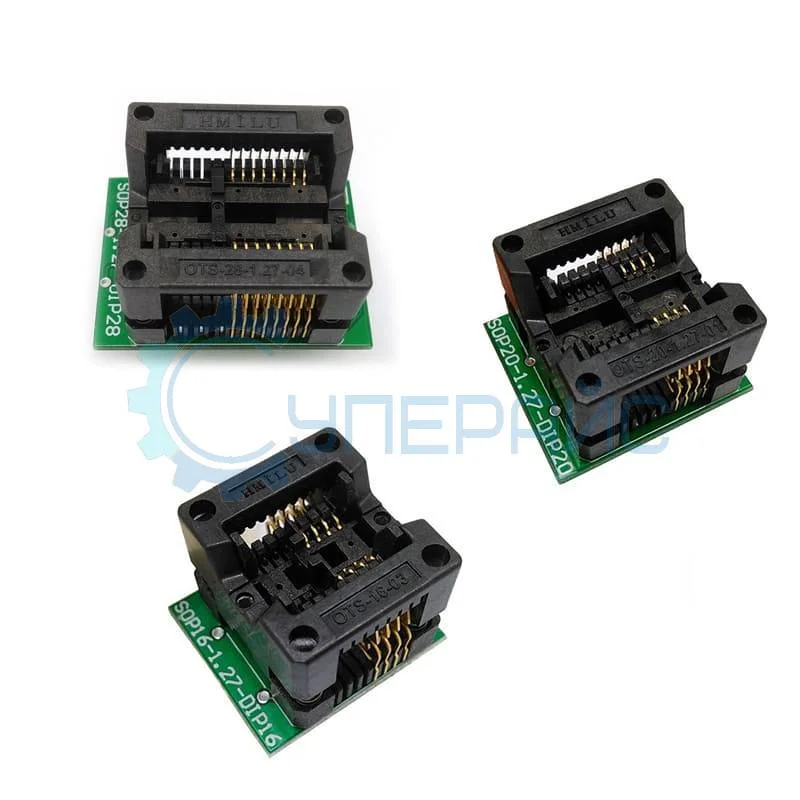 Набор переходников для программатора (SOP8/16-DIP8) фото 1